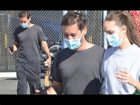 Tobey Maguire, 45, makes a rare sighting with model girlfriend 